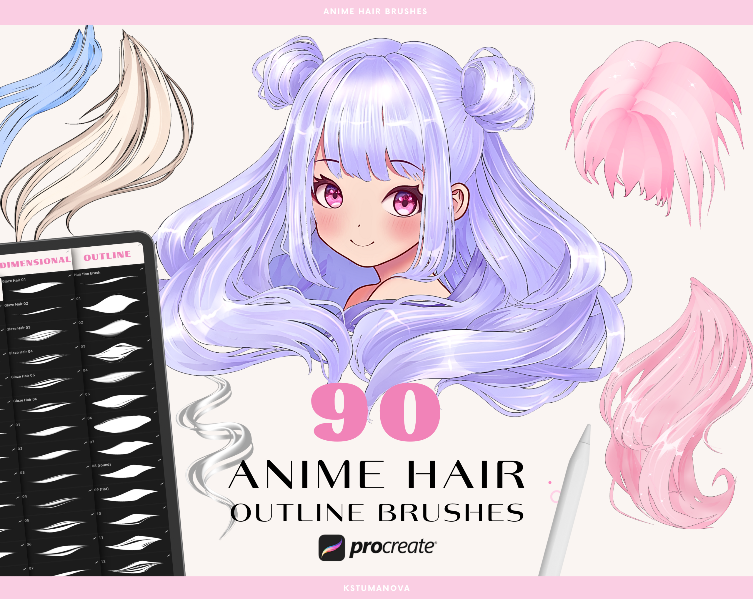 Bundle anime hair - Image 5