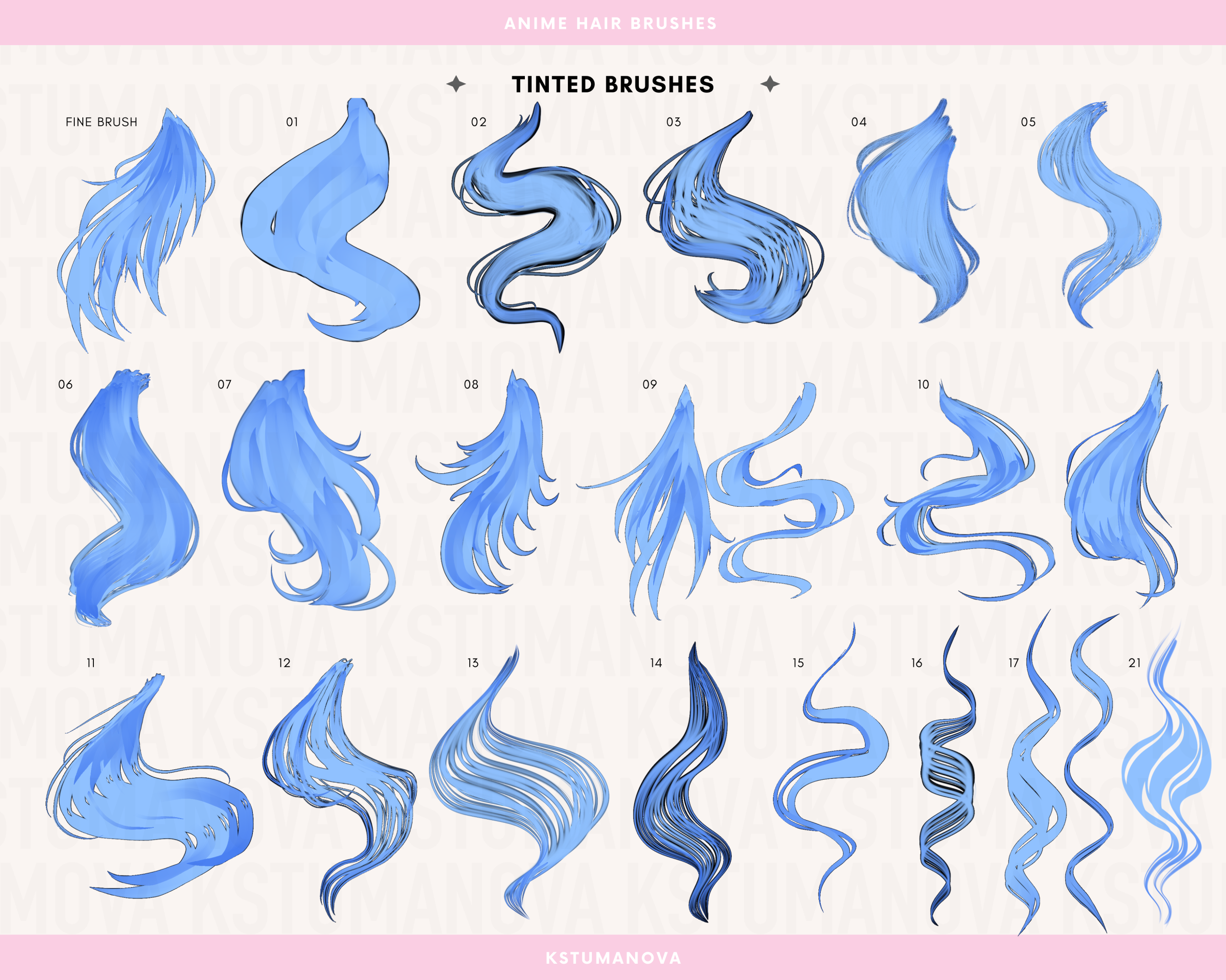 Bundle anime hair - Image 8