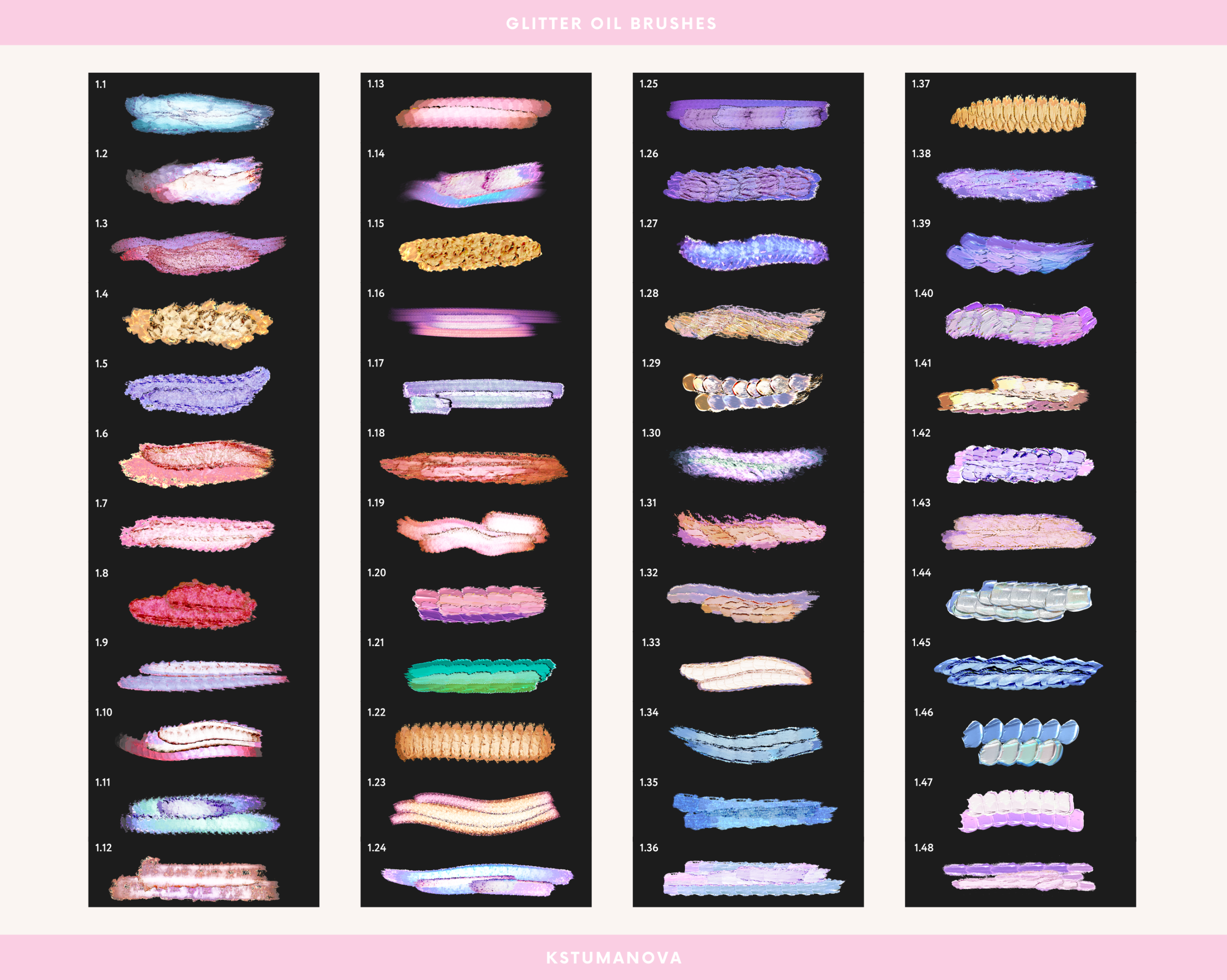 Glitter oil brushes - Image 9