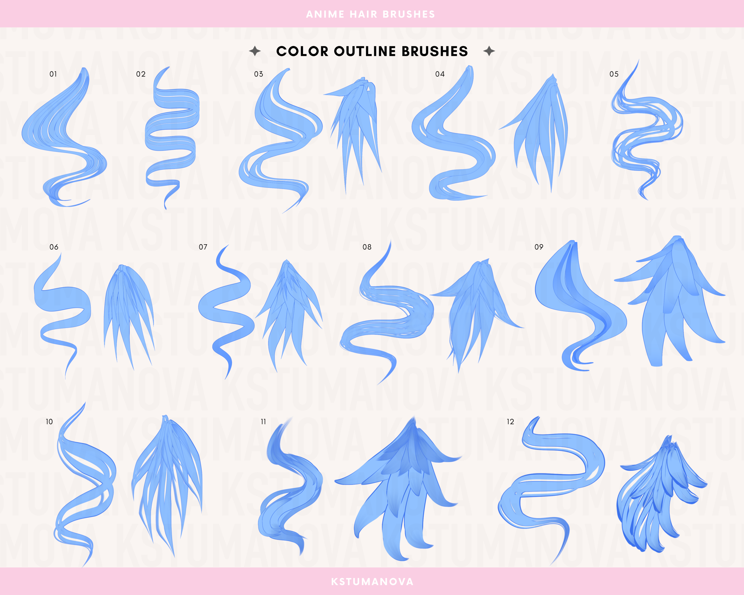 Bundle anime hair - Image 7