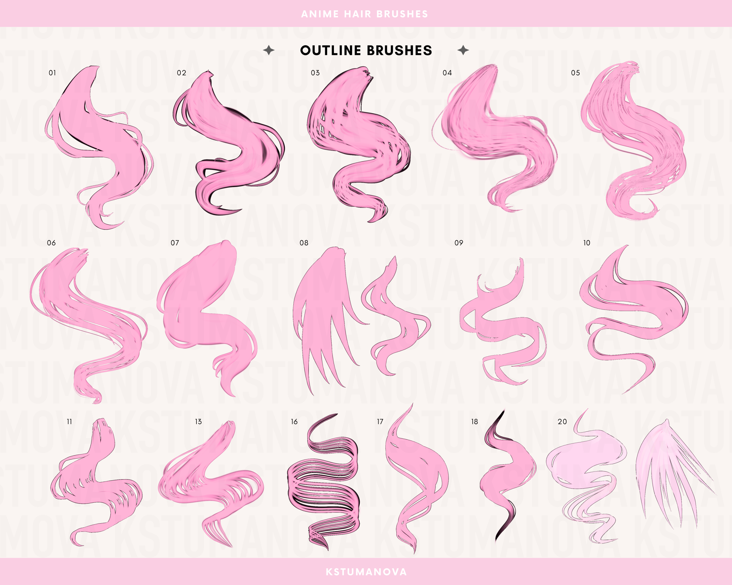 Bundle anime hair - Image 6