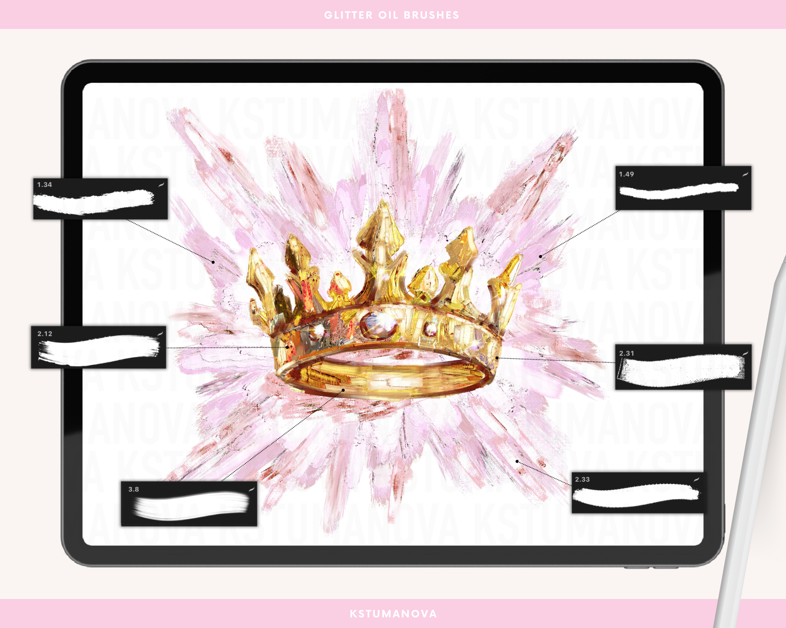 Glitter oil brushes - Image 2