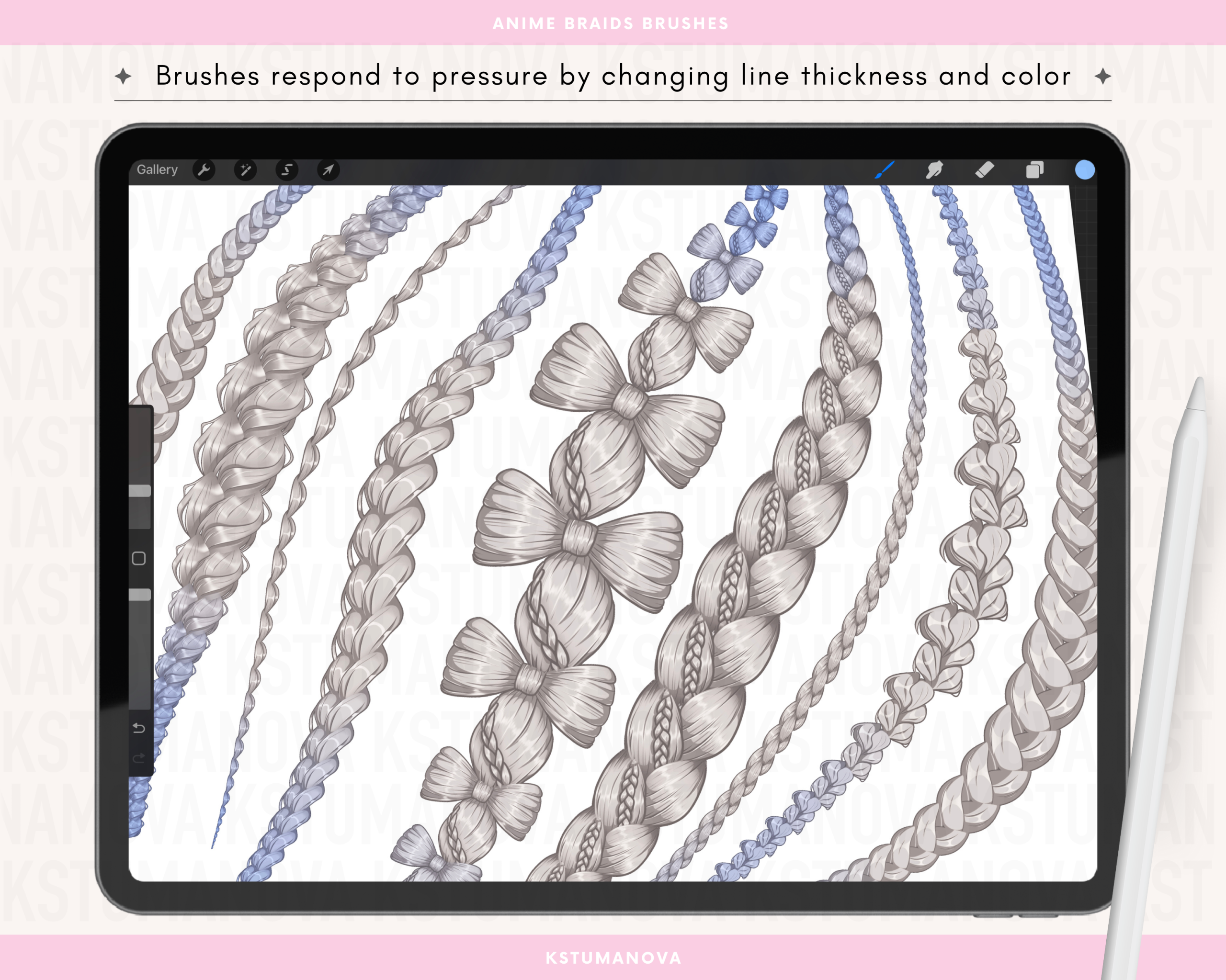 Anime braids brushes - Image 2