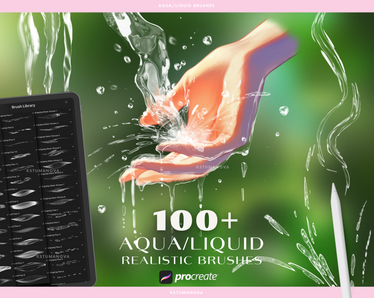 Liquid brushes