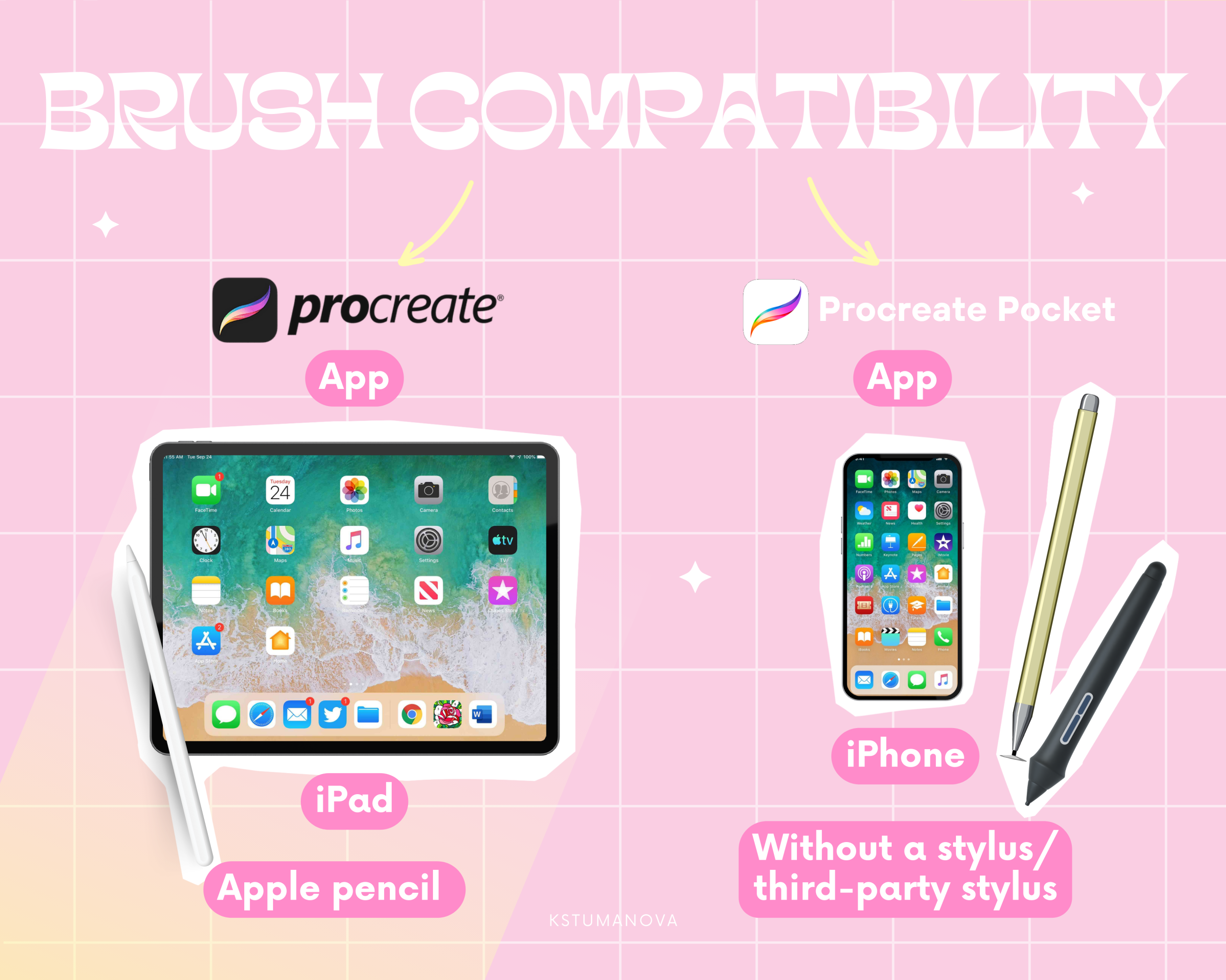 Watercolor mountains stamps - Image 5