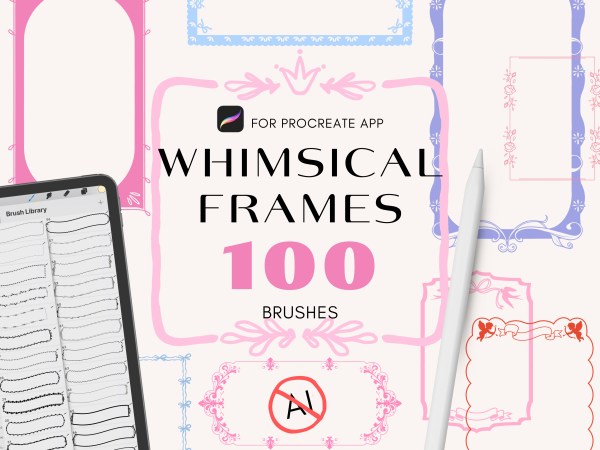 Whimsical Frames Brushes